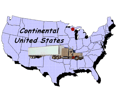 Michaud Trucking Company - Service Area Map